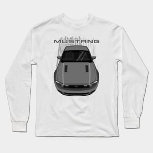 Mustang GT 2013 to 2014 - Grey Long Sleeve T-Shirt